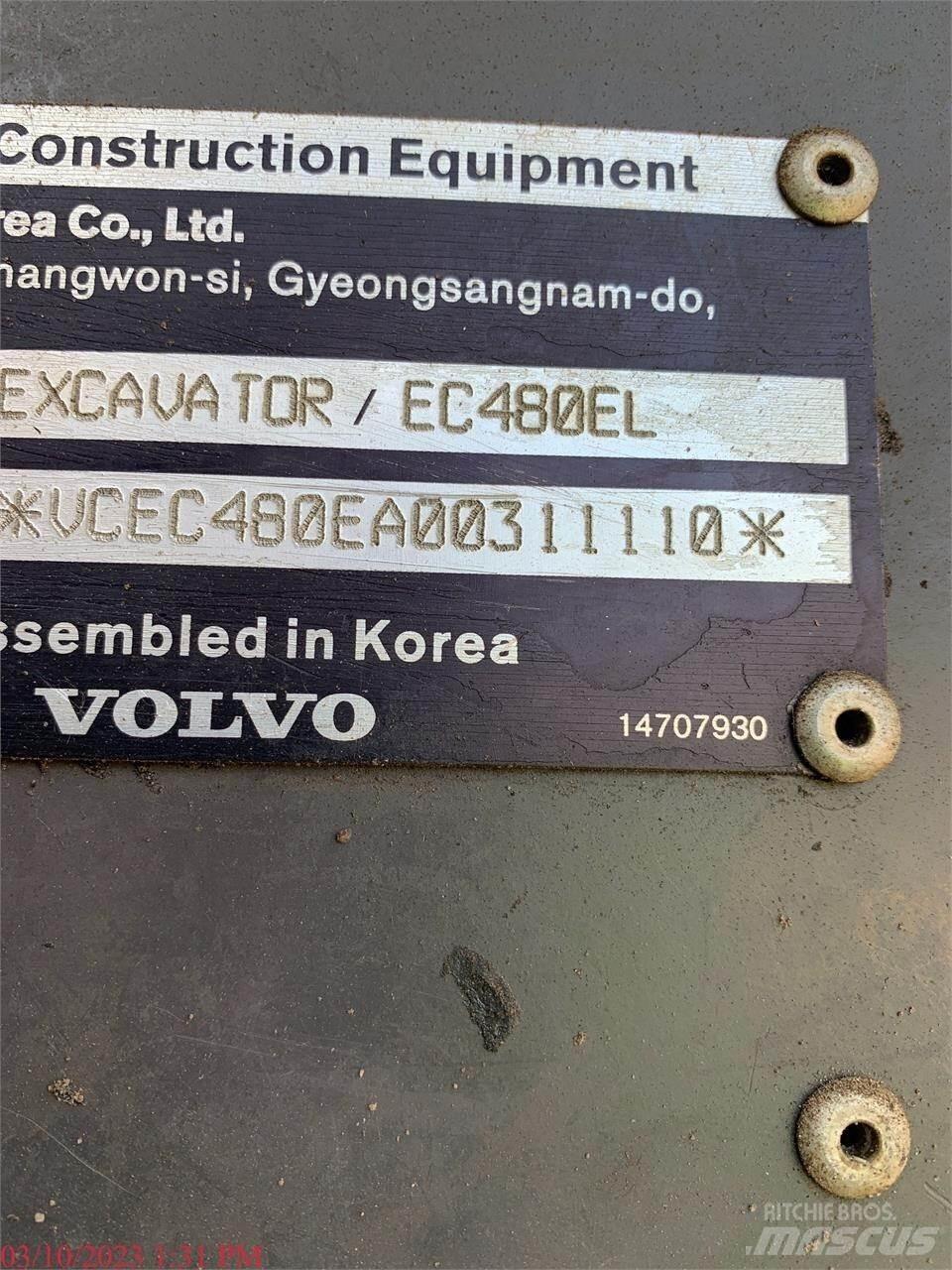 Volvo EC480EL Telakaivukoneet