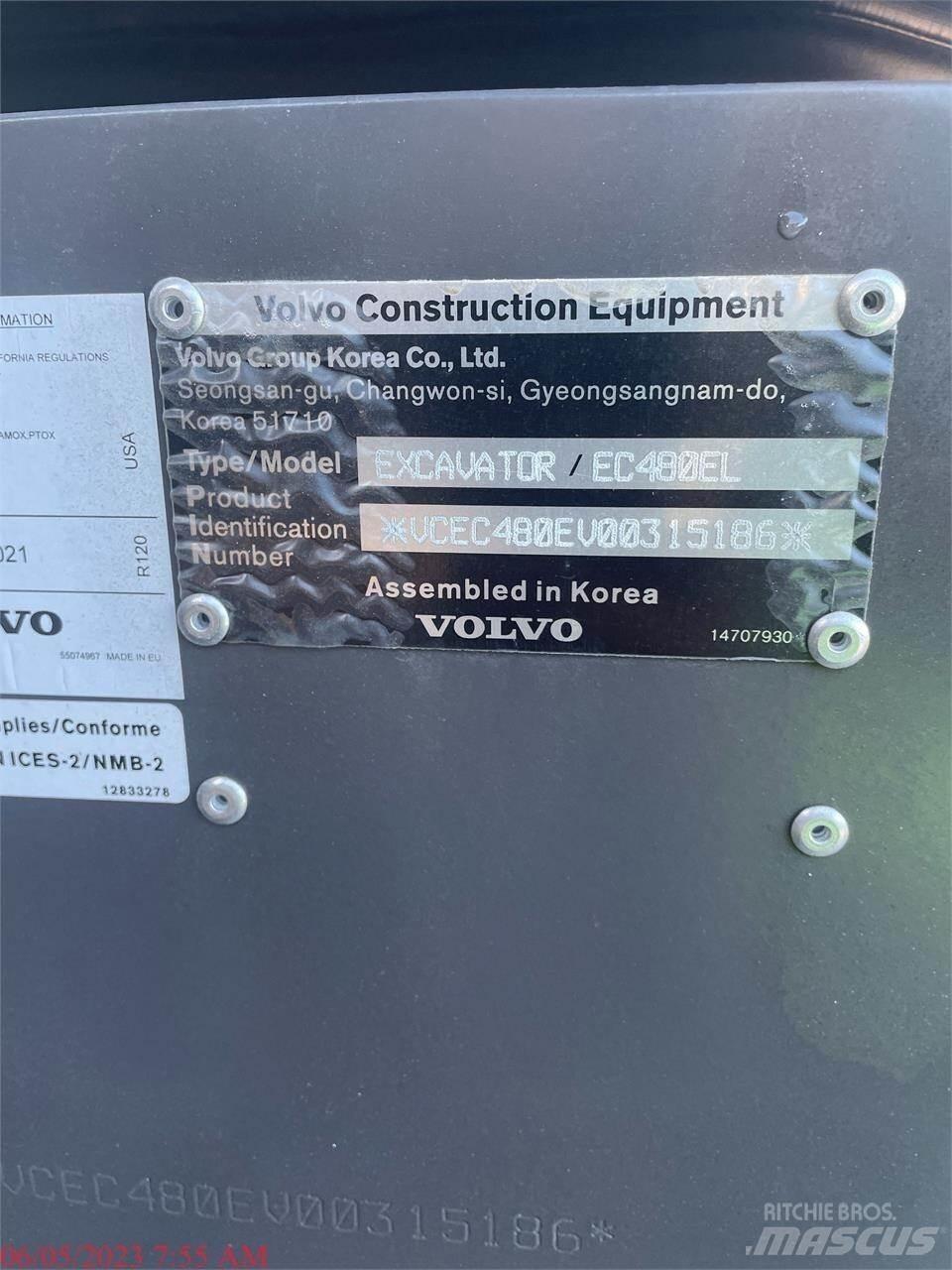Volvo EC480EL Telakaivukoneet