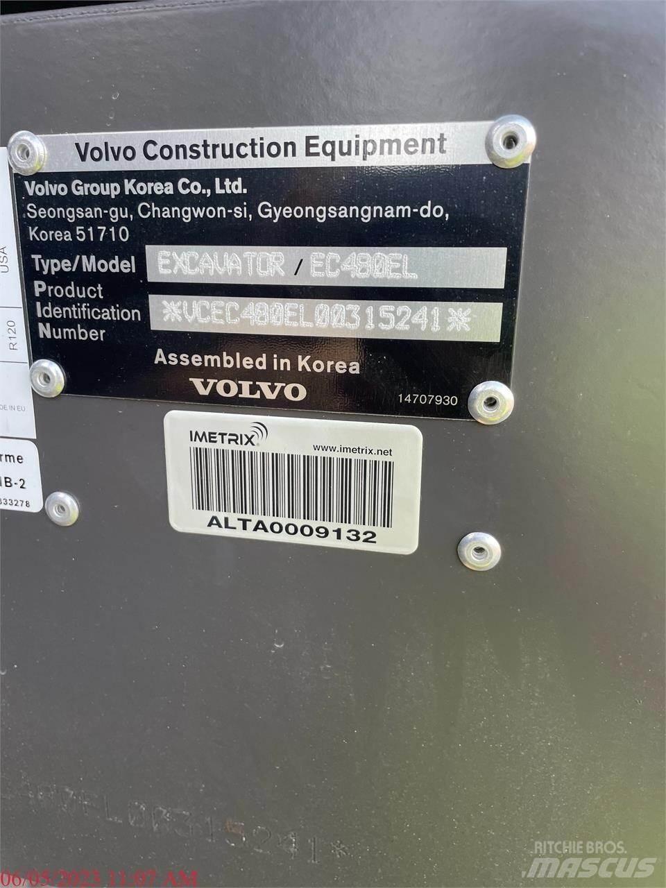 Volvo EC480EL Telakaivukoneet