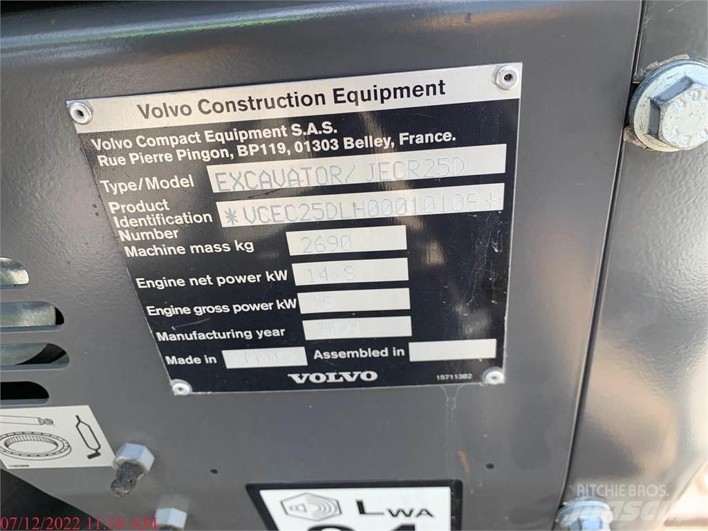 Volvo ECR25D Minikaivukoneet < 7t