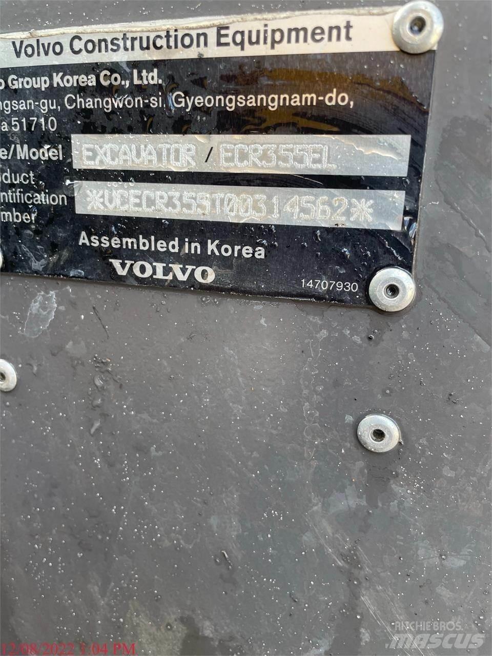 Volvo ECR355EL Telakaivukoneet