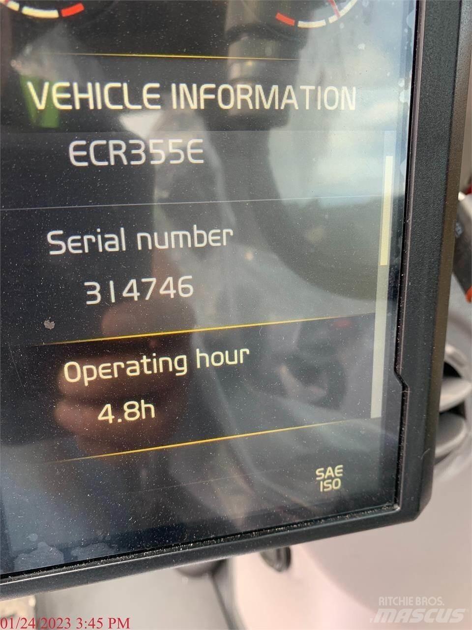 Volvo ECR355EL Telakaivukoneet