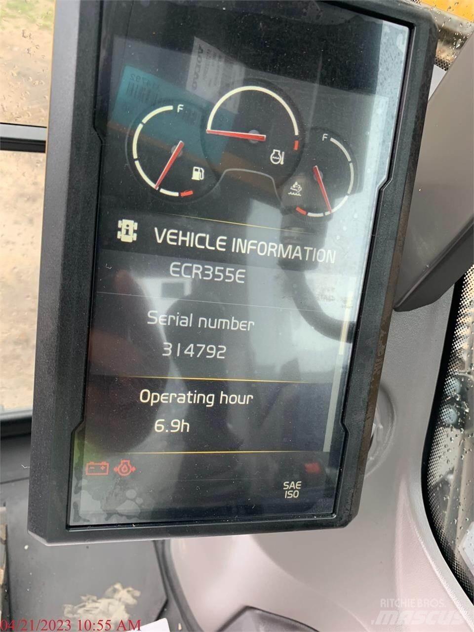 Volvo ECR355EL Telakaivukoneet