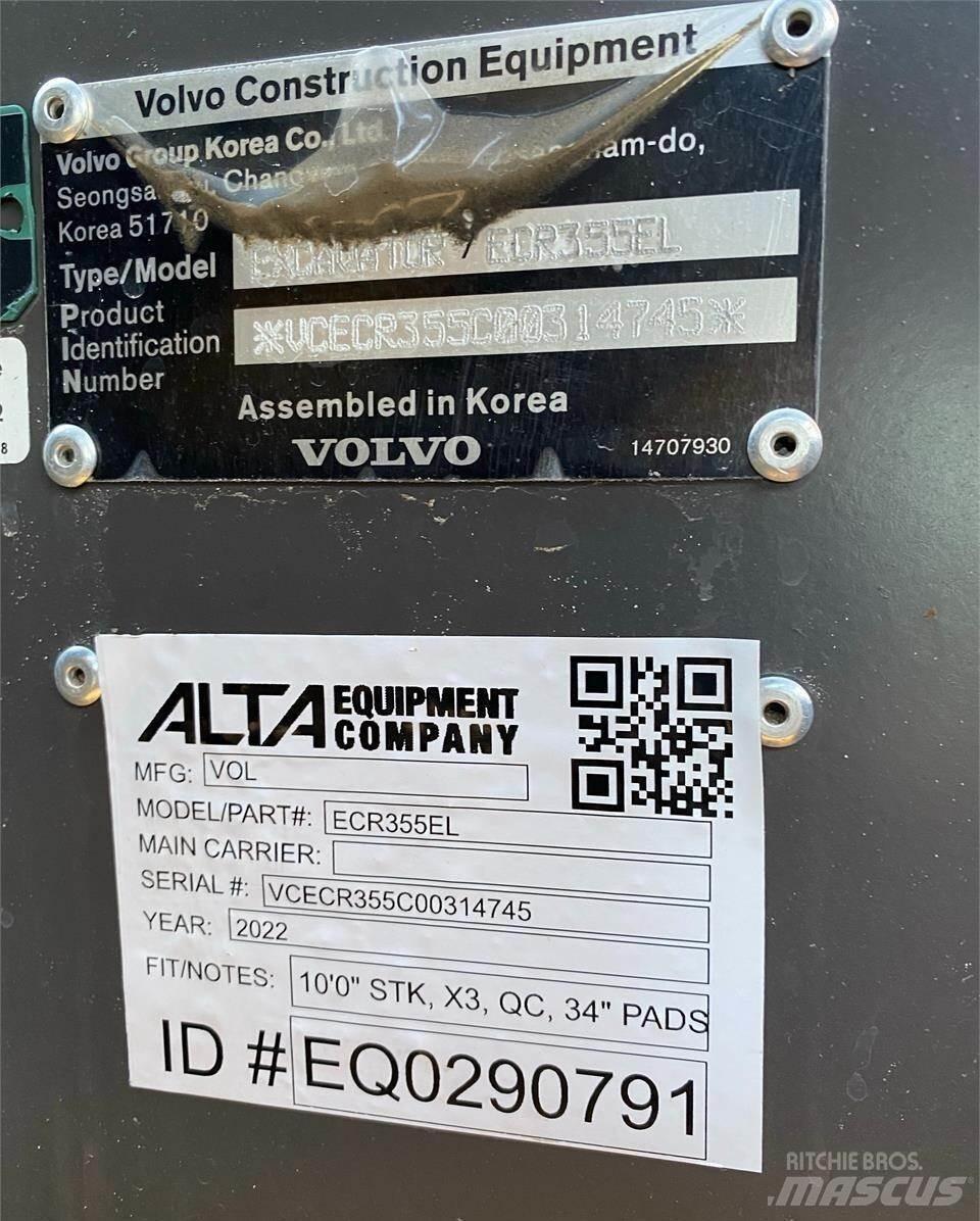 Volvo ECR355EL Telakaivukoneet