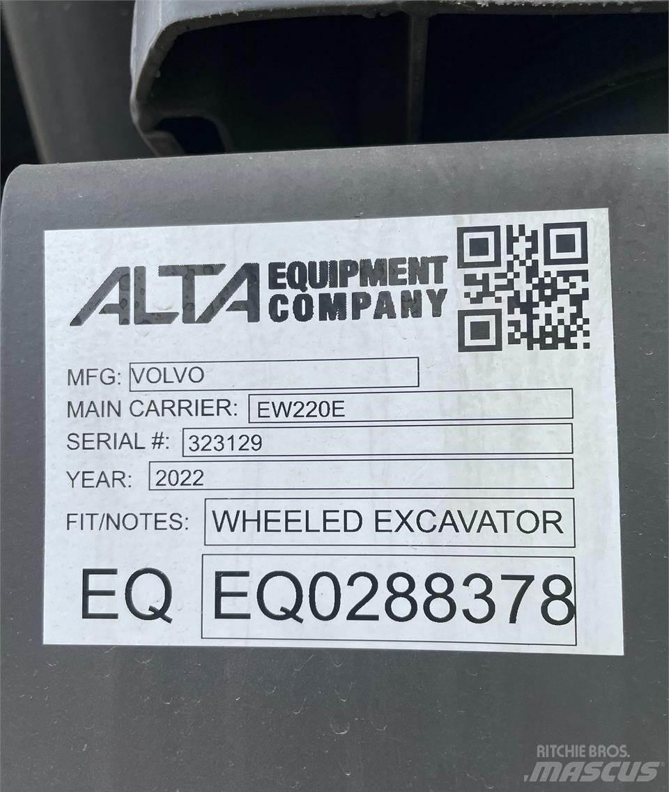 Volvo EW220E Pyöräkaivukoneet