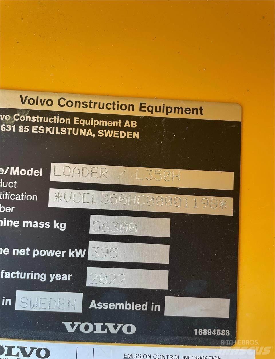 Volvo L350H Pyöräkuormaajat