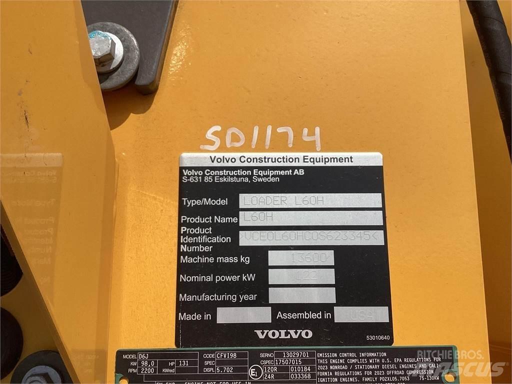 Volvo L60H Pyöräkuormaajat