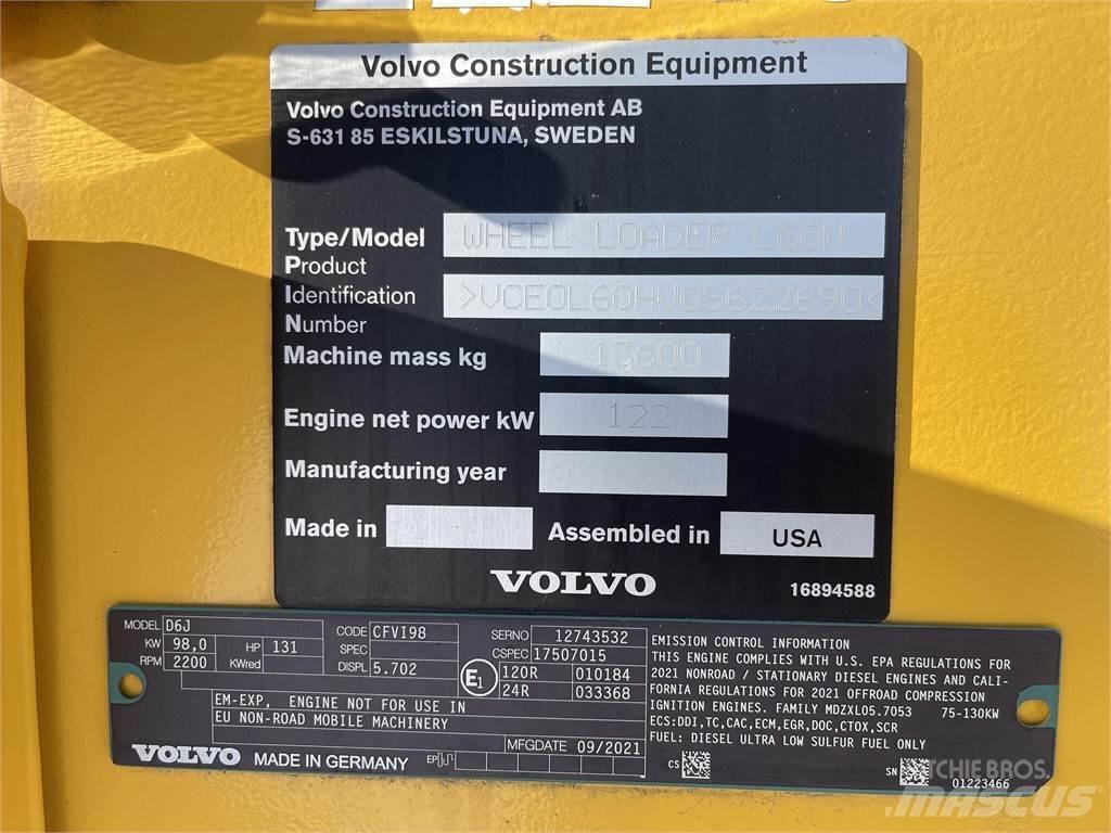 Volvo L60H Pyöräkuormaajat