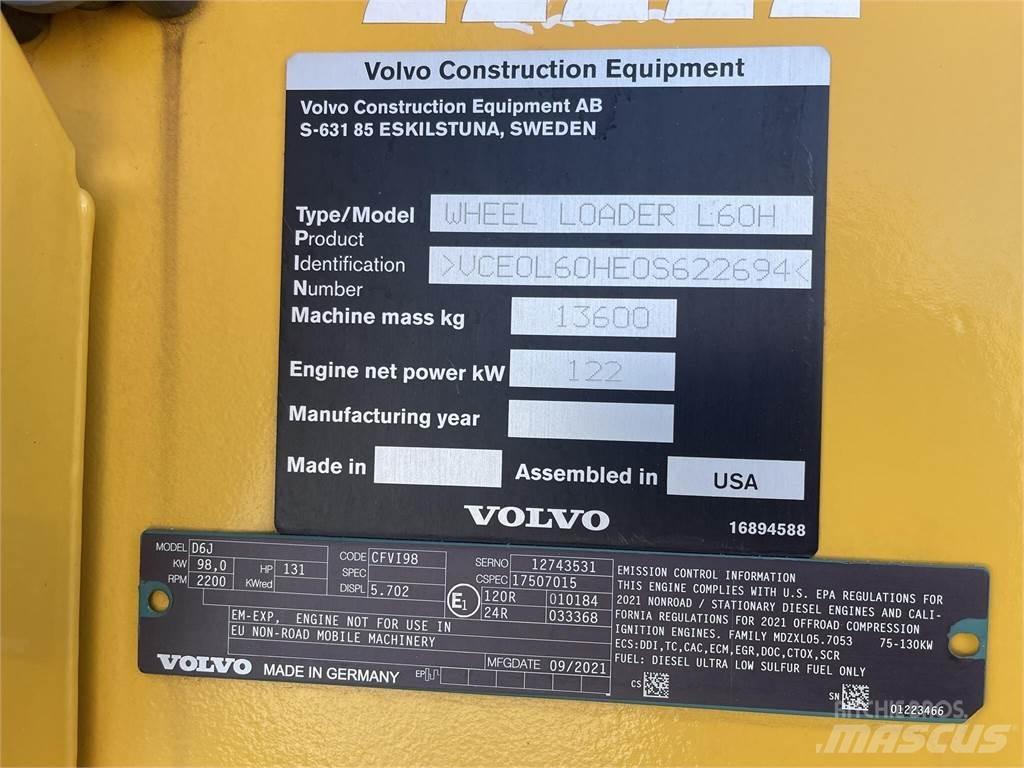 Volvo L60H Pyöräkuormaajat