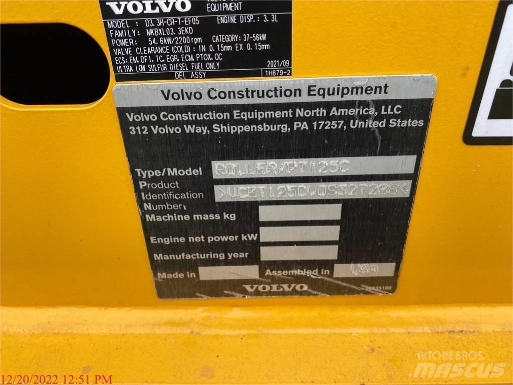 Volvo PT125C Kumipyöräjyrät