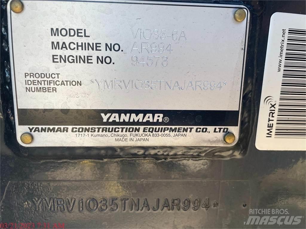 Yanmar VIO35-6A Minikaivukoneet < 7t