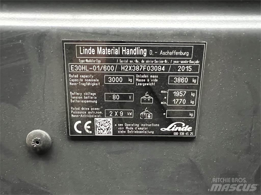 Linde E30/600HL Sähkötrukit