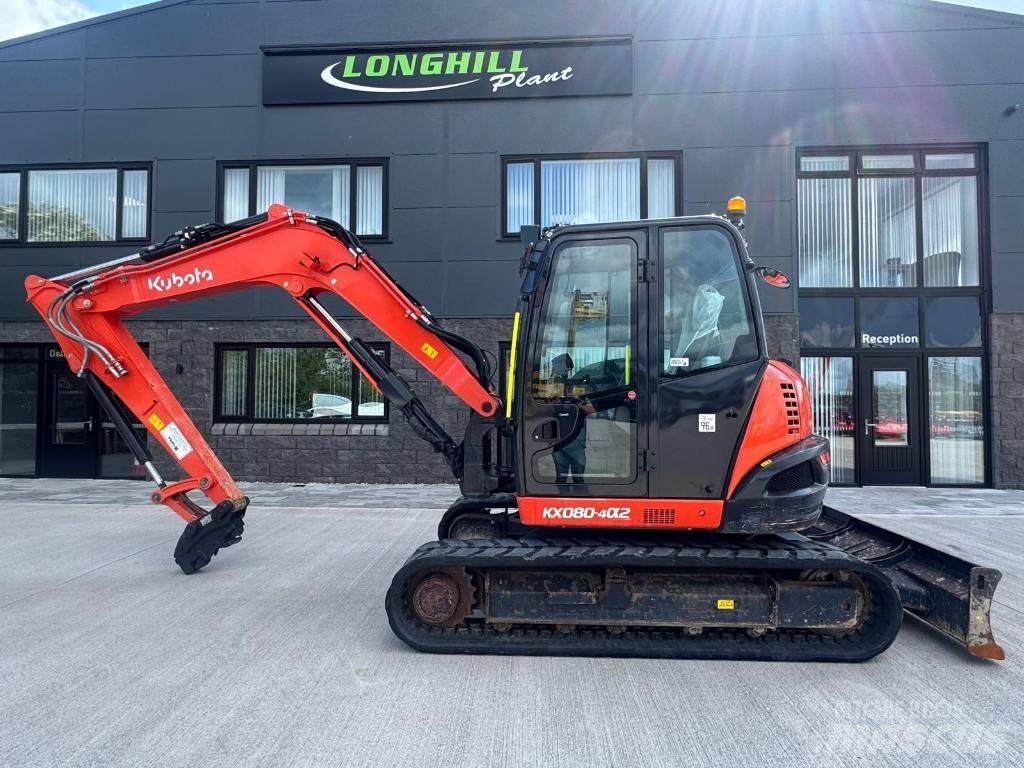 Kubota KX 080-4 Midikaivukoneet 7t - 12t