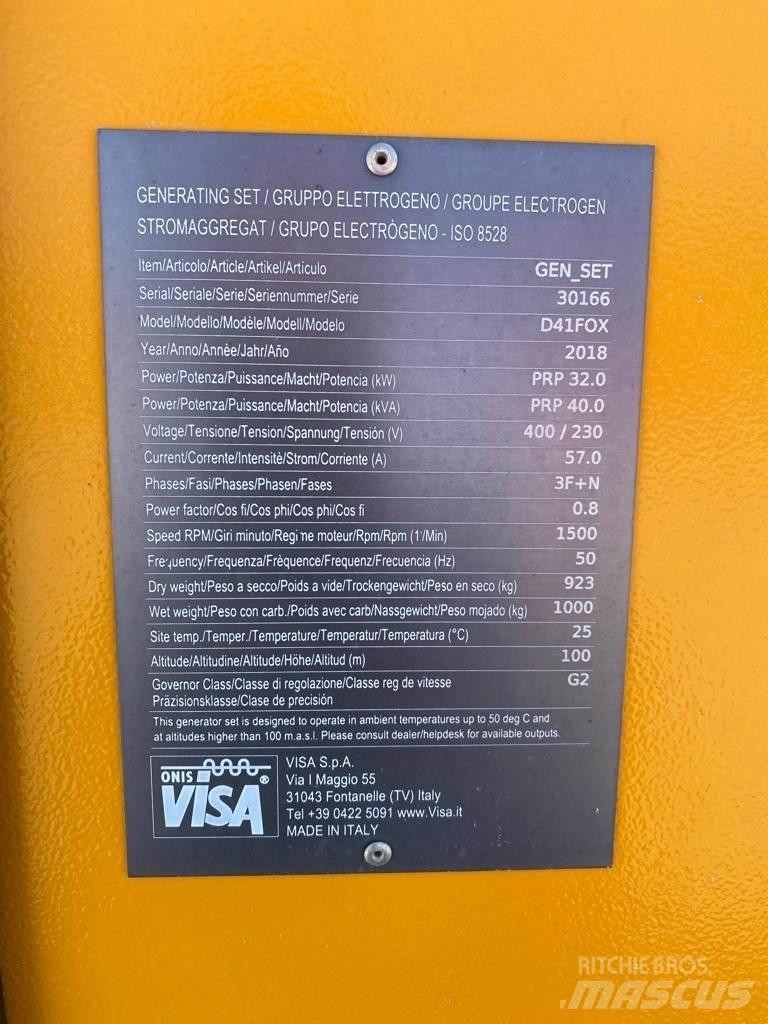  Generator D41FOX Muut generaattorit