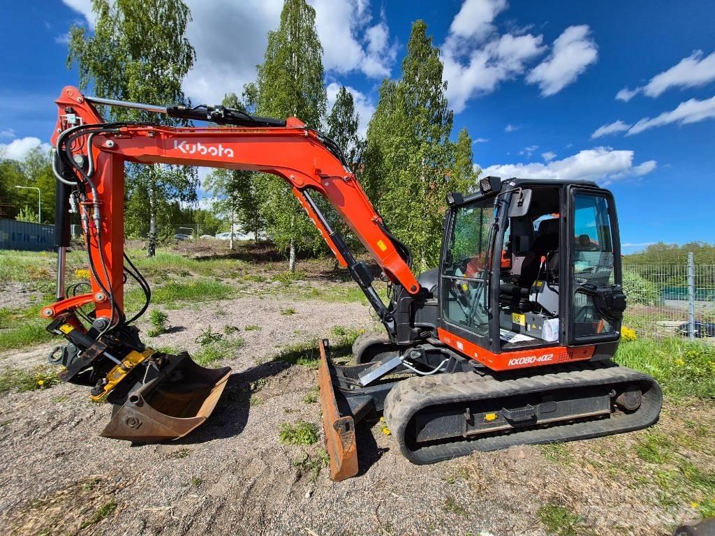 Kubota KX 080-4 Midikaivukoneet 7t - 12t