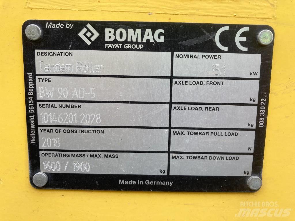 Bomag BW 90 AD-5 Tandemjyrät