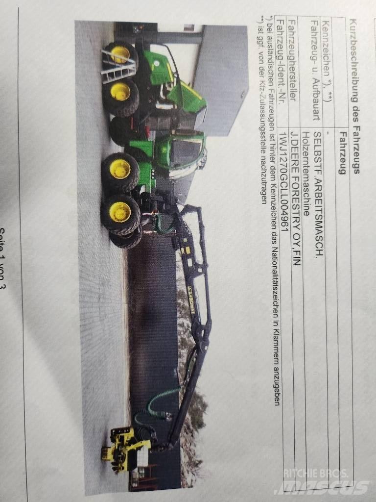 John Deere 1270 G Harvesterit