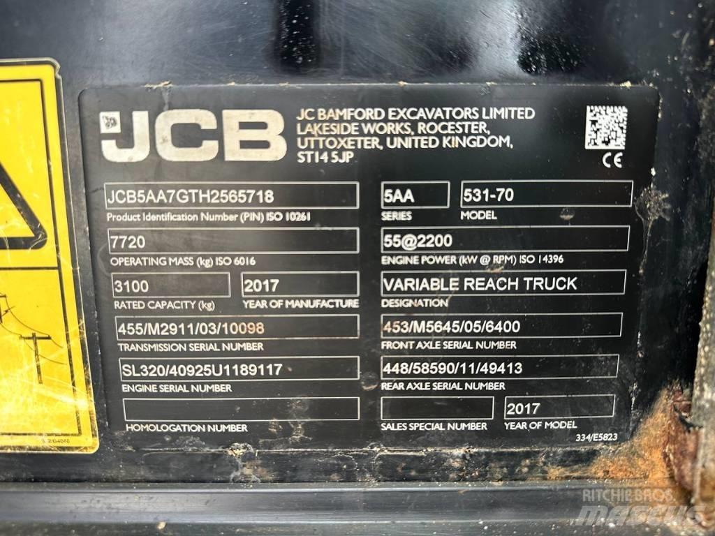 JCB 531-70 Kurottajat