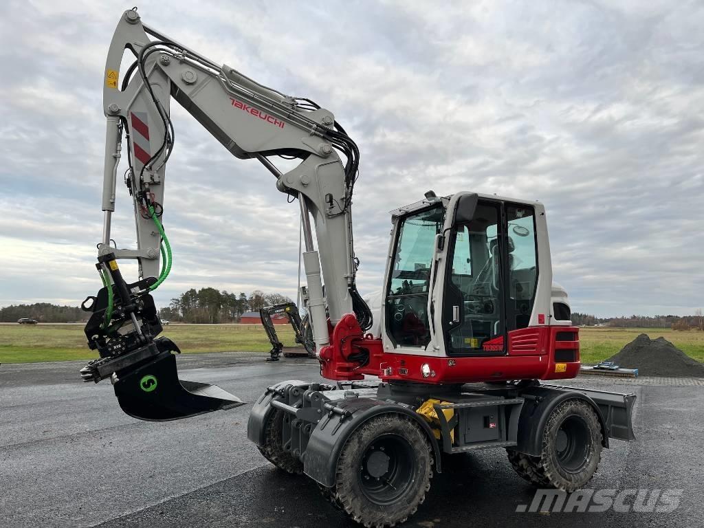 Takeuchi TB 395 W Pyöräkaivukoneet