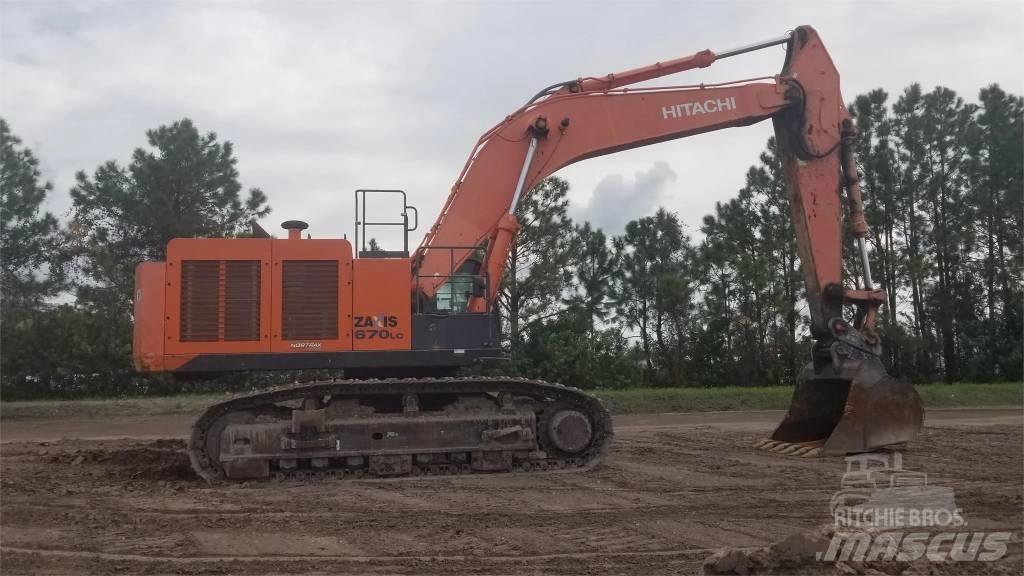 Hitachi ZX 670 Telakaivukoneet