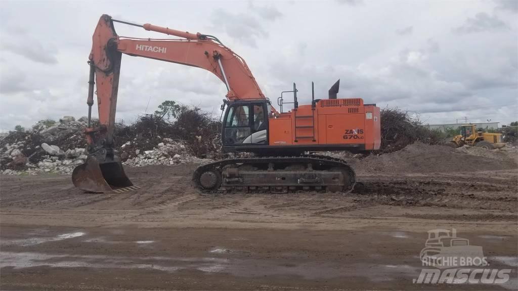 Hitachi ZX 670 Telakaivukoneet