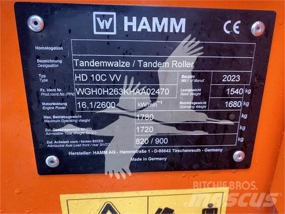 Hamm HD10CVV Yksivalssijyrät