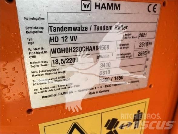 Hamm HD12VV Yksivalssijyrät