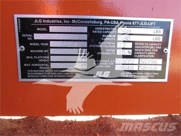 JLG 600AJ Kuukulkijat