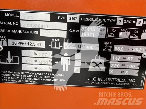 JLG 860SJ Teleskooppipuominostimet