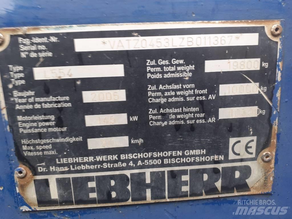 Liebherr L 554 Pyöräkuormaajat