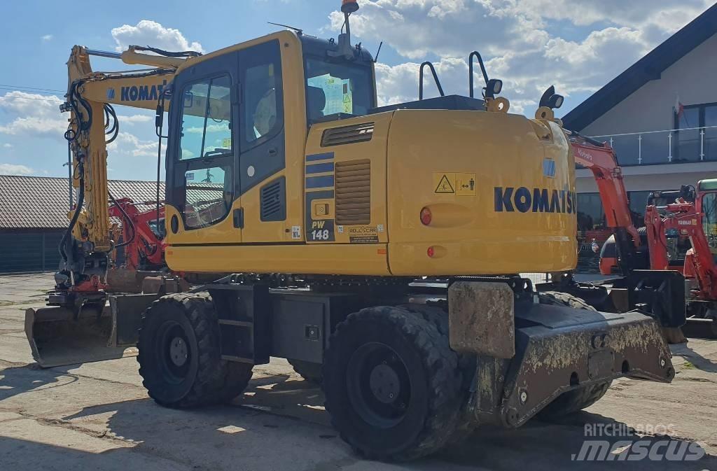 Komatsu PW148-10 Pyöräkaivukoneet
