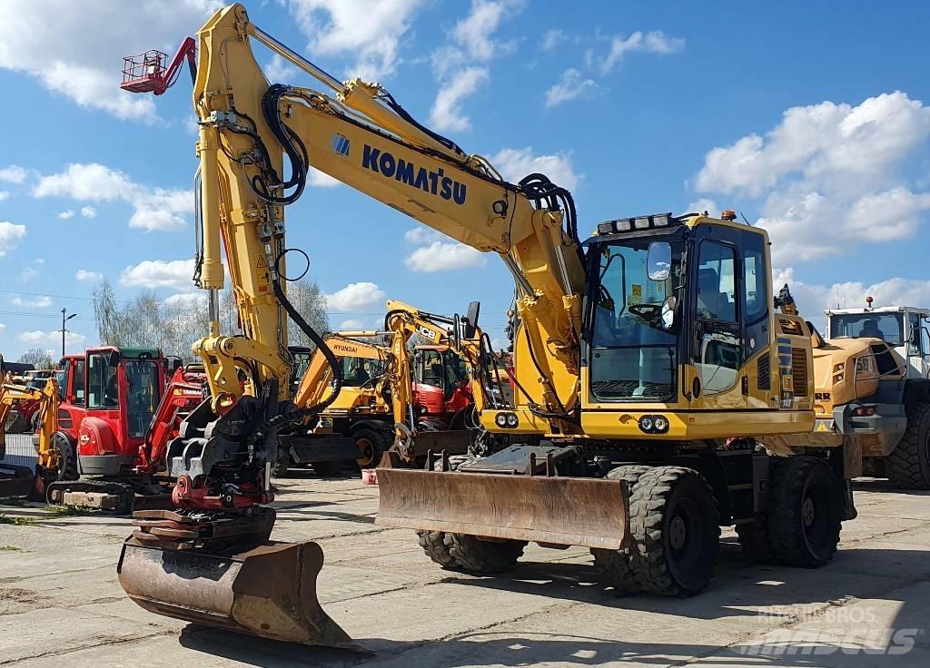 Komatsu PW148-10 Pyöräkaivukoneet