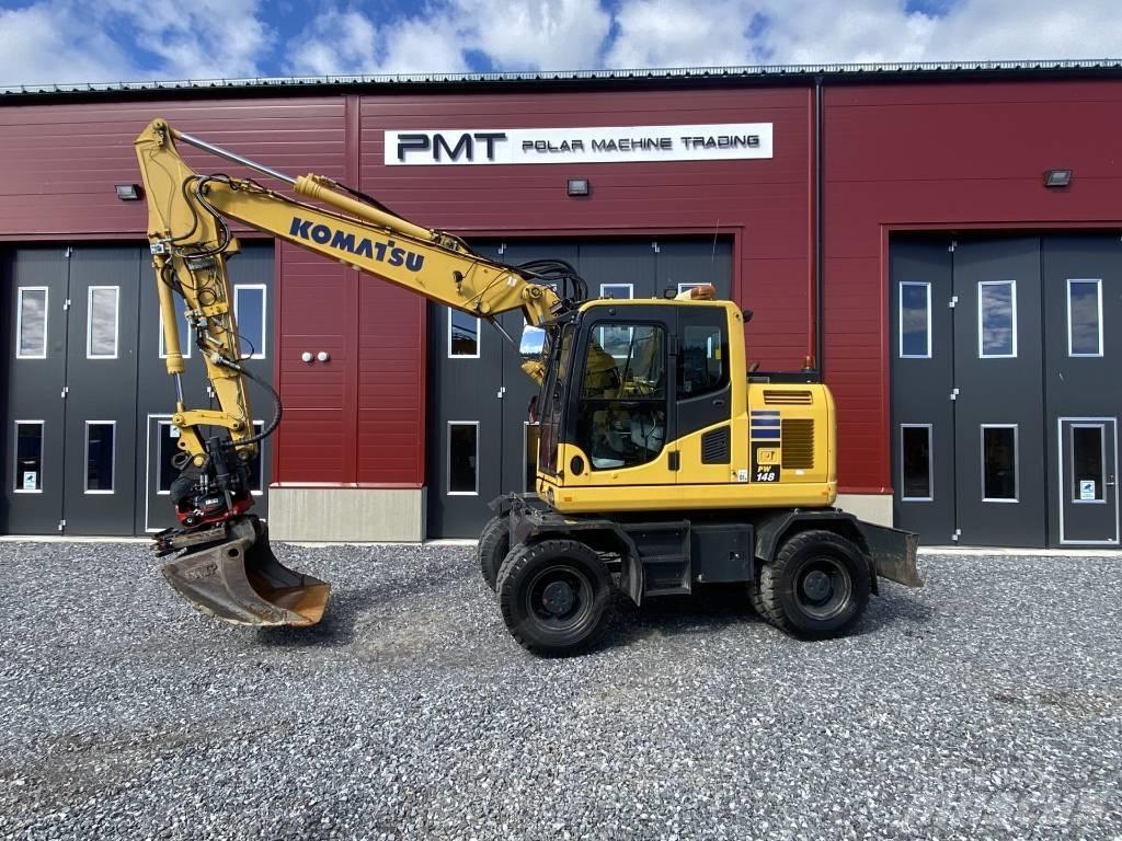 Komatsu PW 148-10 Pyöräkaivukoneet