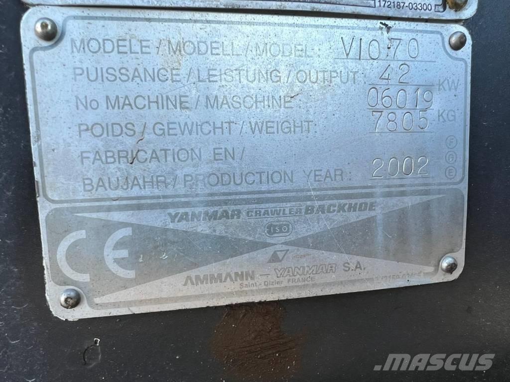 Yanmar Vio 70 Telakaivukoneet