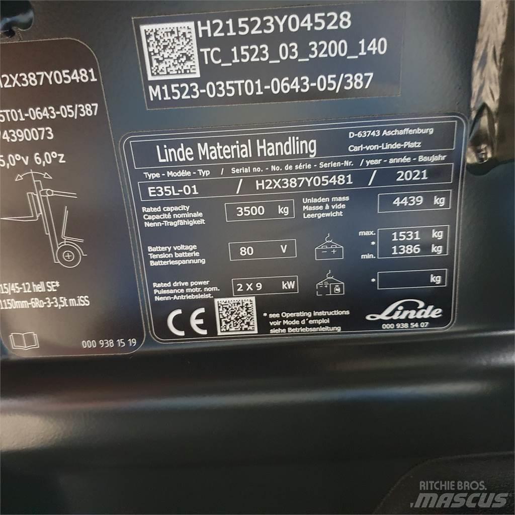 Linde E35L Sähkötrukit