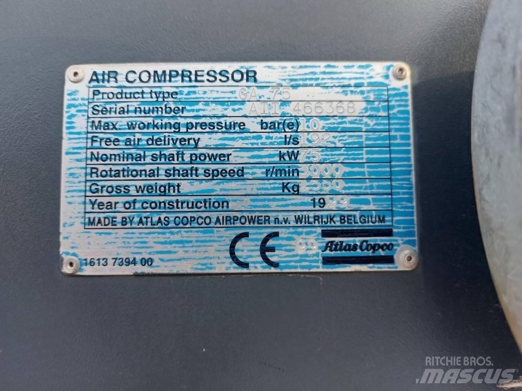 Atlas Copco GA 75 Kompressorit
