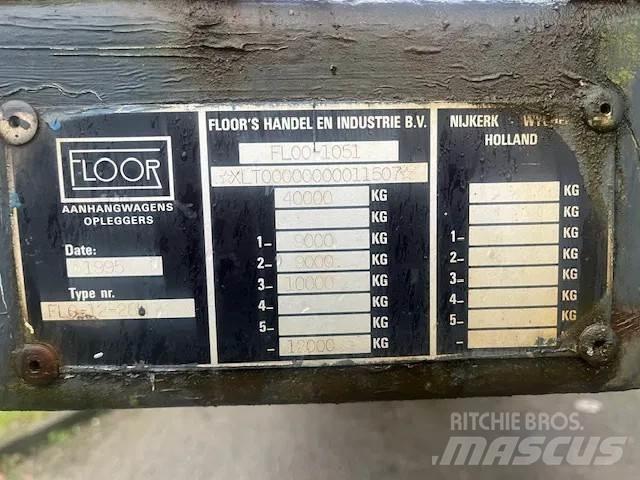 Floor FLO-12-28H Lavapuoliperävaunut