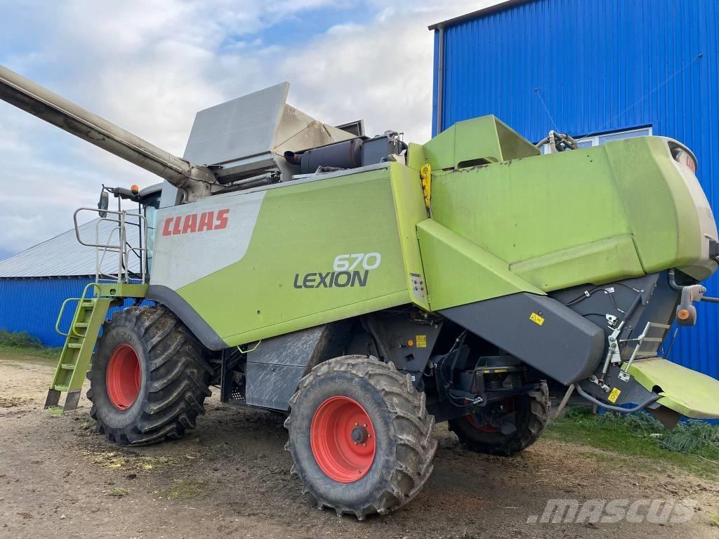 CLAAS Lexion 670 Leikkuupuimurit