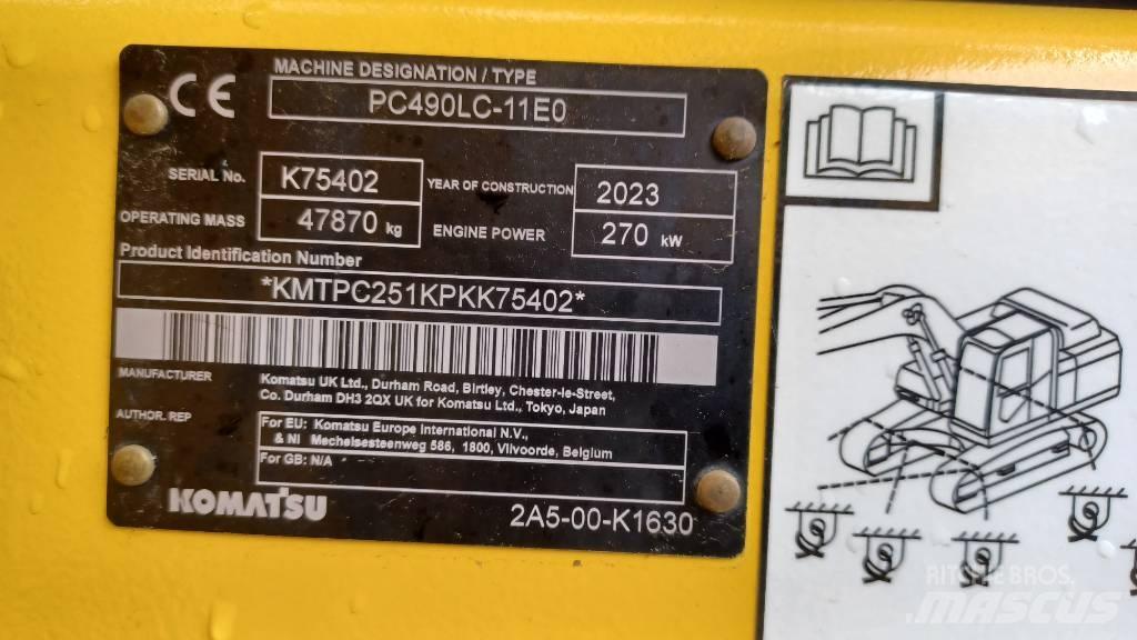 Komatsu PC 490 LC-11 Telakaivukoneet