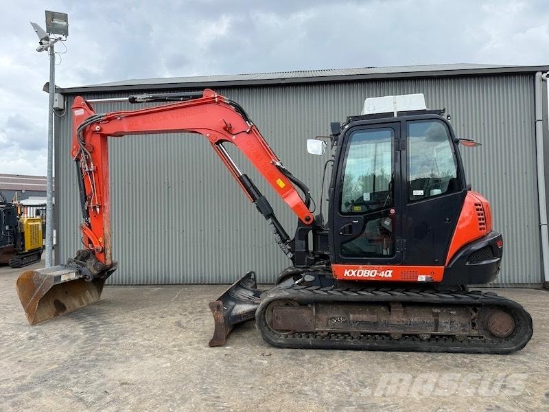 Kubota KX 080-4 Midikaivukoneet 7t - 12t