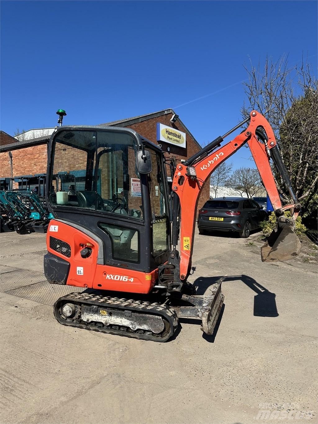 Kubota KX 016-4 Minikaivukoneet < 7t