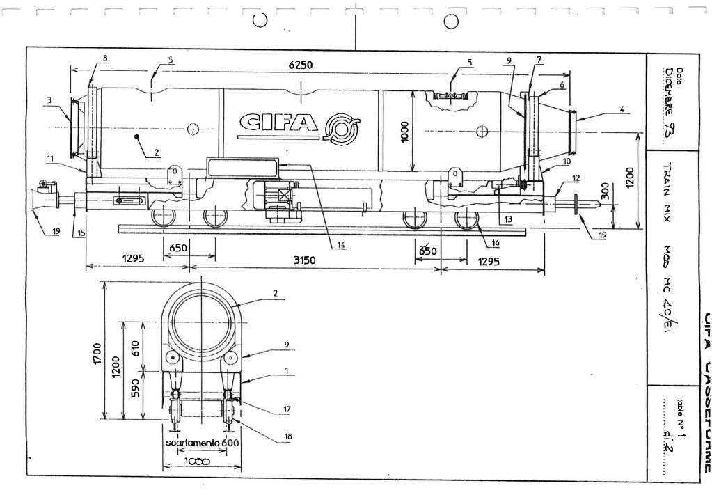 Cifa MC 40/EI Lisävarusteet