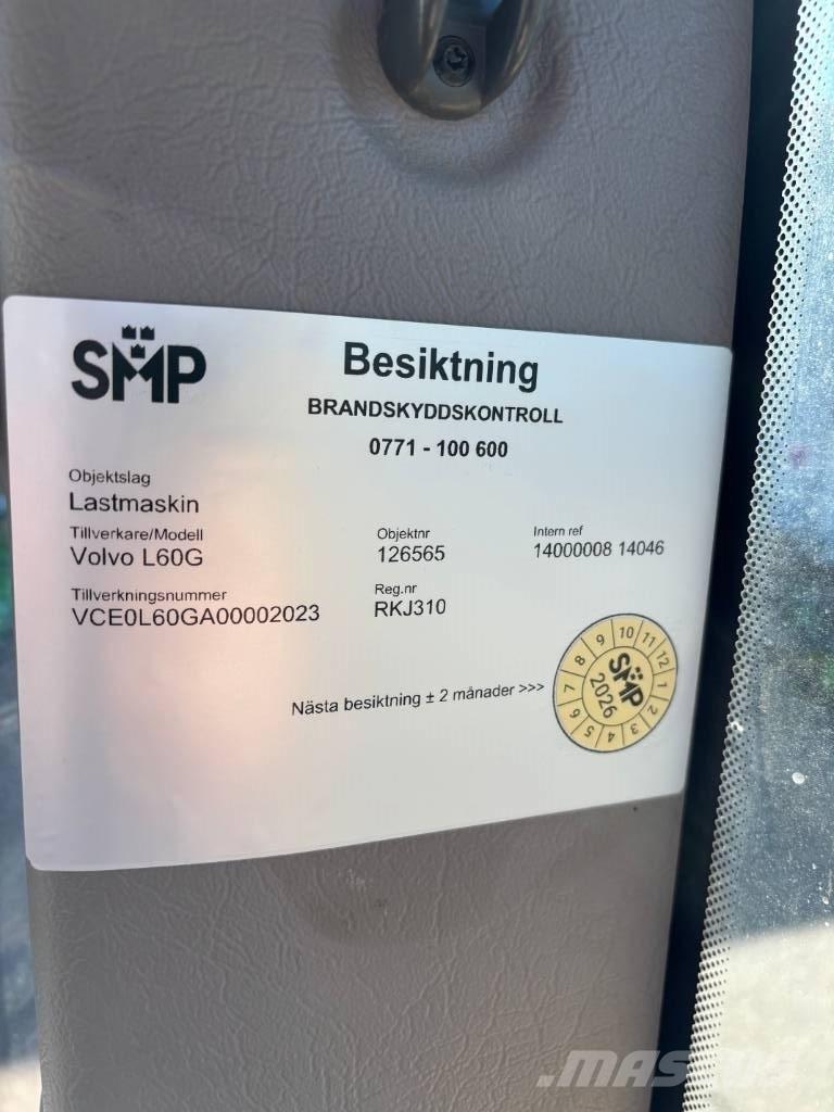 Volvo L 60 G Pyöräkuormaajat