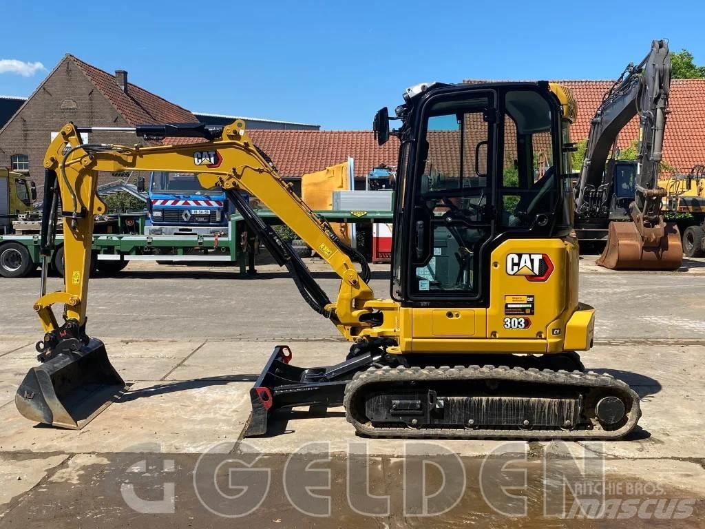 CAT 303 - 3 Buckets Minikaivukoneet < 7t