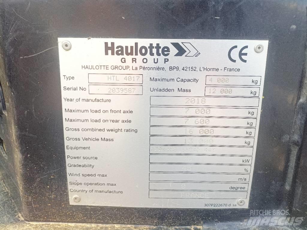 Haulotte HTL4017 Kurottajat