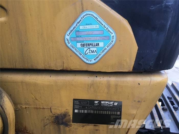 CAT 320 D Telakaivukoneet