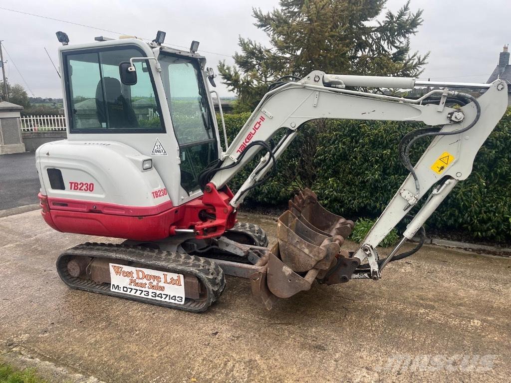 Takeuchi TB 230 Minikaivukoneet < 7t