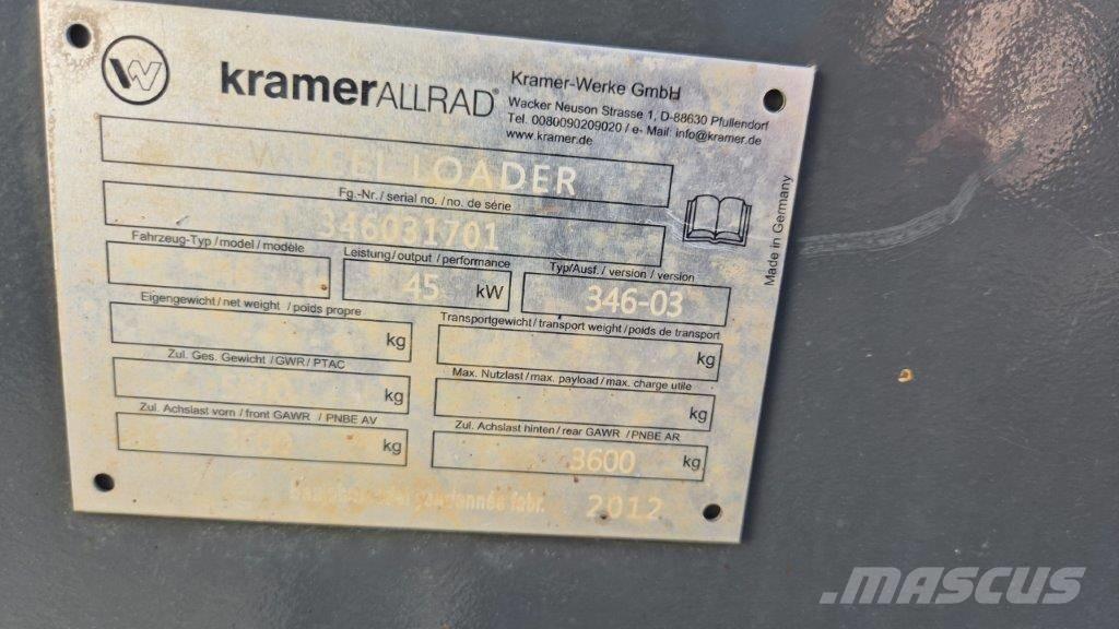 Kramer 750 Pyöräkuormaajat