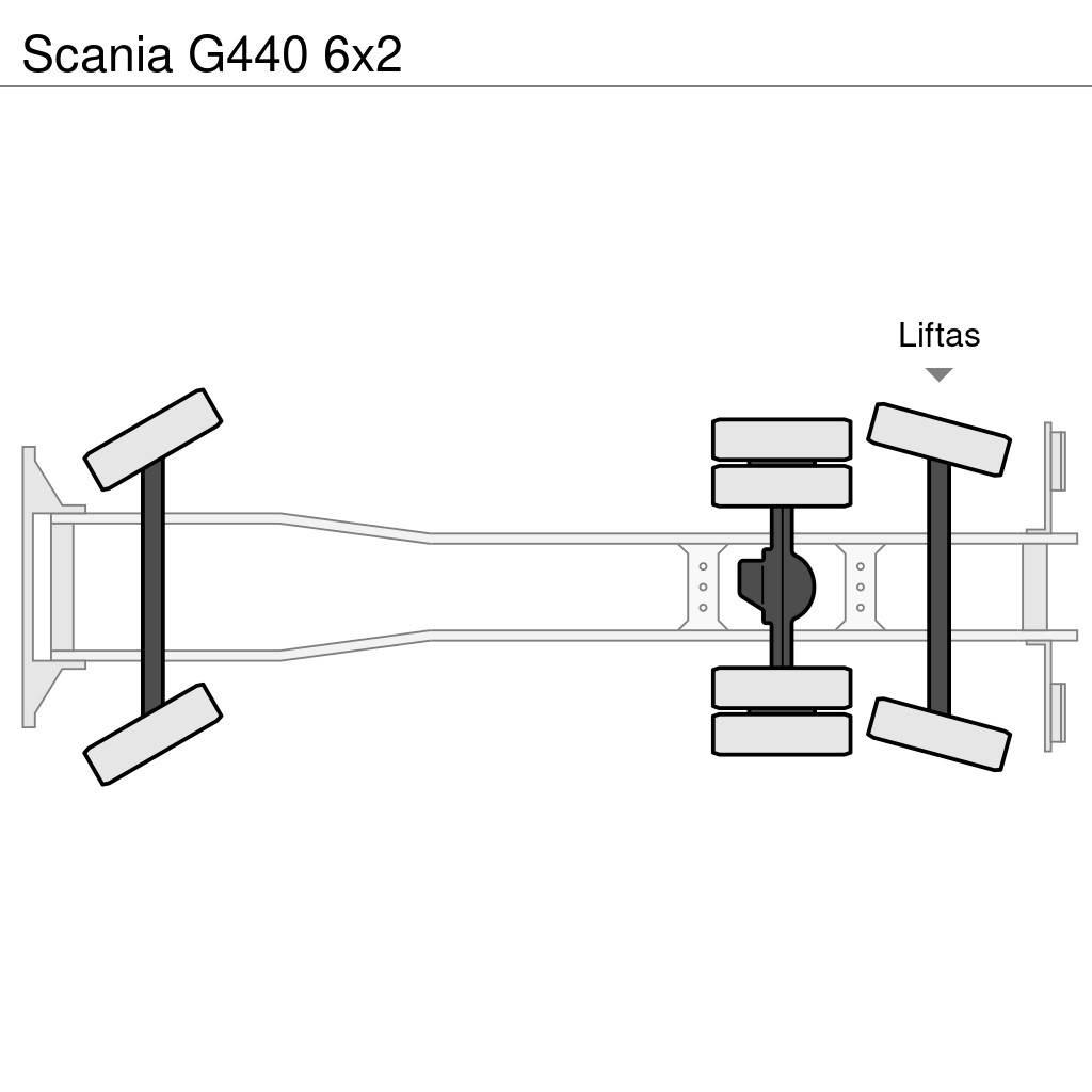 Scania G440 6x2 Nostovarsi-vaihtolavakuorma-autot