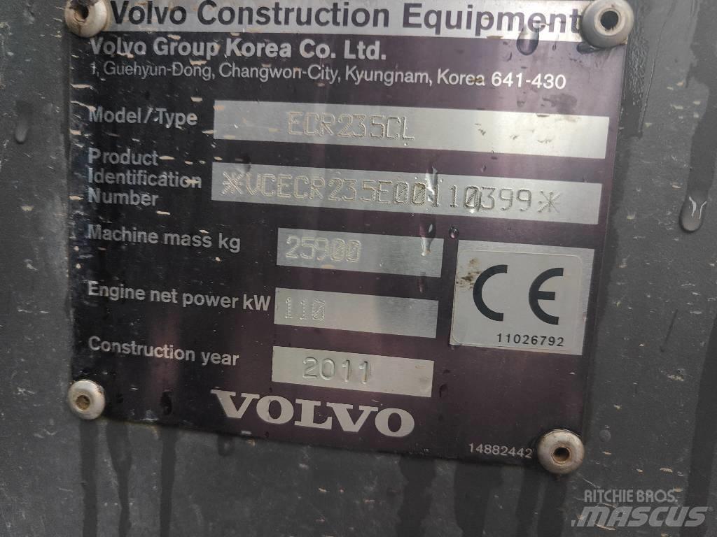 Volvo ECR 235 C L Telakaivukoneet